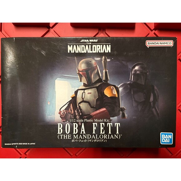 Bandai Star Wars The Mandalorian 1/12 Scale Plastic Model Kit Boba Fett - Picture 1 of 6